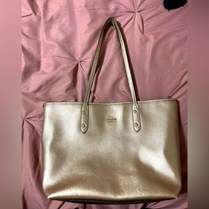 Champagne color Coach Purse!
